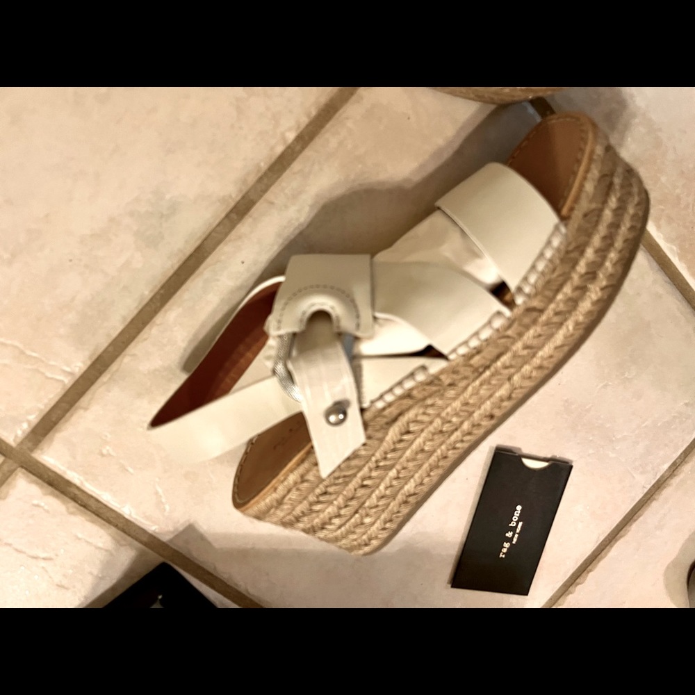 🎉HP🎉NWT Rag and Bone August Espadrille Sandals 8.5 US/ 38.5 EU - Picture 7 of 9